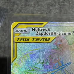 Pokemon Moltres & Zapdos & Articuno GX TAG TEAM Secret Holo 69/68 Hidden Fates . - Image 3
