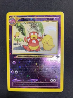 Slowking Pokemon 14 Southern Islands Reverse Holo Swirl Read Description HPDam - Image 1
