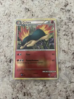 Pokemon Quilava 49/95 Uncommon Reverse Holo Call of Legends LP - Image 1