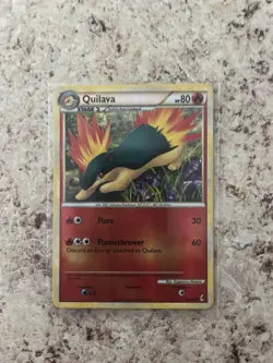 Pokemon Quilava 49/95 Uncommon Reverse Holo Call of Legends LP - Image 4