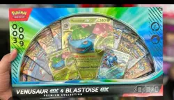 New Pokemon TCG Venusaur ex and Blastoise ex Premium Collection Box (SEALED) - Image 1