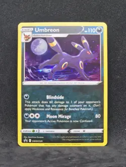 Pokemon Sword and Shield Black Star Promo Umbreon SWSH129 (NM) - Image 1