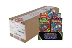 Pokemon ME02 Mega Evolution PHANTASMAL FLAMES 6 BOX BOOSTER CASE - Image 1