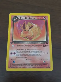 Pokemon Team Rocket 1st Edition - Dark Flareon - Pyroli Obscur - French 35/82 - Image 1