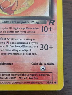 Pokemon Team Rocket 1st Edition - Dark Flareon - Pyroli Obscur - French 35/82 - Image 5