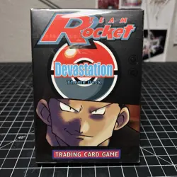 Team Rocket DEVASTATION Theme Deck - Pokemon TCG 2000 - Factory Sealed 742818061803 - Image 1