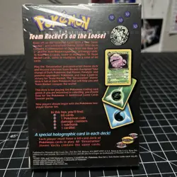 Team Rocket DEVASTATION Theme Deck - Pokemon TCG 2000 - Factory Sealed 742818061803 - Image 2