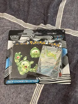 Pokemon TCG S&V Black Bolt Tech Sticker Collection 3-Pack Blister - Reuniclus - Image 1