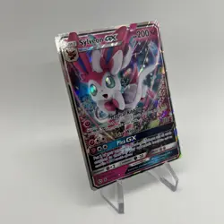 Pokemon TCG: Sylveon GX 92a/145 Promo Guardians Rising Sun and Moon- Small Warp - Image 2
