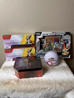 Pokemon TCG Lot, Toolkits, Illustration Box, Tin, Poke Ball New sealed - Image 1