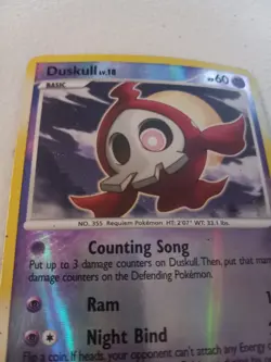 Pokemon TCG Duskull SH2 Reverse Holo Rare D&P Stormfront - SECRET RARE - LP - Image 3