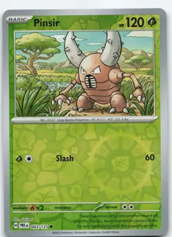 Pinsir 003/131 Common Reverse Holo SV: Prismatic Evolutions NM Pokemon - Image 1