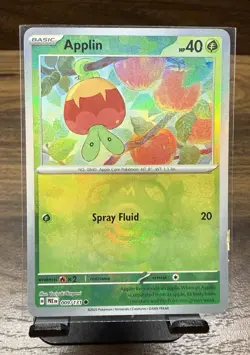 Applin (Master Ball Pattern) 009/131 SV: Prismatic Evolutions Pokemon TCG NM - Image 1