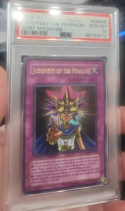 Yugioh JUDGMENT OF THE PHARAOH JUMP-EN008 PSA 10 Ultra Rare Limited Edition! - Image 1