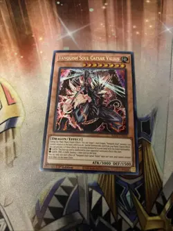 Yugioh! Vanquish Soul Caesar Valius - RA04-EN046 - Secret Rare - 1st Edition NM - Image 1
