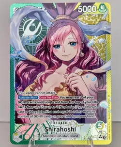 Shirahoshi Leader OP11-022 (Alternate Art) A Fist of Divine Speed Foil NM - Image 1