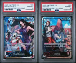 Sequential PSA 10 One Piece Boa Hancock Shanks PSA Magazine Promo 2025 Gem Mint - Image 1