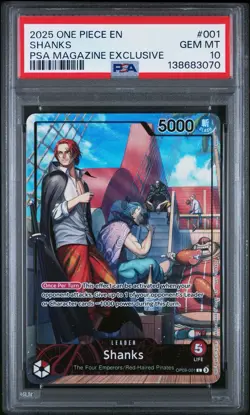 Sequential PSA 10 One Piece Boa Hancock Shanks PSA Magazine Promo 2025 Gem Mint - Image 5