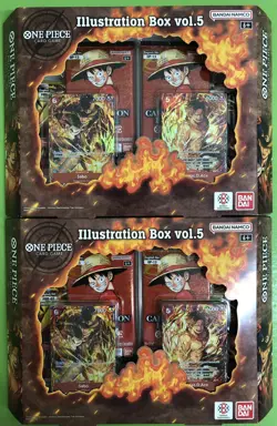 One Piece TCG: One Piece Illustration Box Vol. 5 New Factory Sealed Lot 2x - Image 1