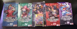 ONE PIECE TCG ENGLISH START DECKS - ST - 09/23/24/25/26/27 USED & SEALED DECKS - Image 1