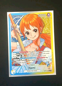 Nami - OP 11-041 - Leader Alt Art - One Piece / A Fist of Divine Speed - Image 1