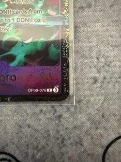 2025 ONE PIECE REGIONAL CHAMPIONSHIP 25-26 - TOP 16 - OP09-076 RORONOA ZORO - Image 3