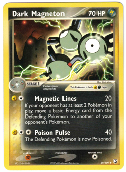 Dark Magneton 39/109 EX Team Rocket Returns Regular Uncommon Pokemon Card - Image 1