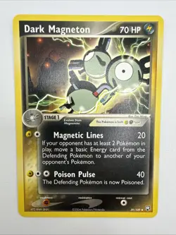 Dark Magneton 39/109 EX Team Rocket Returns Regular Uncommon Pokemon Card - Image 3