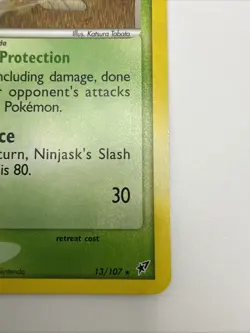 Ninjask 13/107 EX Deoxys Holo Rare Pokemon Card - Image 5