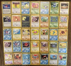 Vintage Pokemon Card Lot Of 35 Rares / Commons Various Neo Sets 1999/2000 WOTC - Image 1