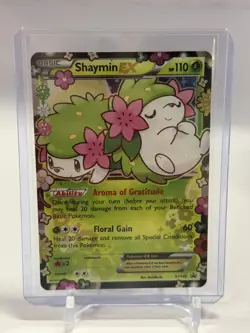 Pokemon Card - 2016 Black Star Promo XY Shaymin EX #XY148 Generations LP-MP - Image 1