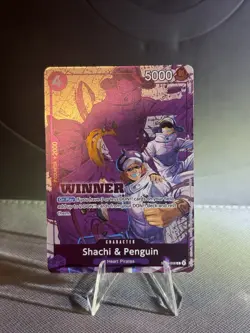 Shachi & Penguin (Winner Pack 2025 Vol. 4) - One Piece Promotion Cards (OP-PR) - Image 1
