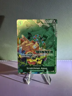 Scratchmen Apoo (Winner Pack 2025 Vol. 2) EB01-015 One Piece Promotion Cards... - Image 1