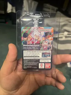 Brand New Sealed One Piece CCG Monkey.D.Luffy US College Basketball Promo Card - Image 2