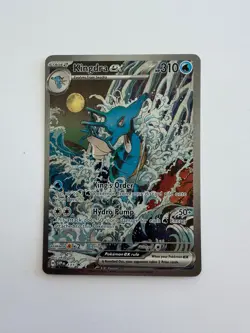 Kingdra EX 131 Pokemon TCG Scarlet & Violet Black Star Promo Holo Card (1) - Image 1