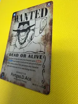 Portgas.D.Ace (SP) OP13-119 (ERROR) Wanted Poster Card (ENGLISH) - Image 4