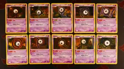 LP/MP COMPLETE Pokemon (A to Z w/U!) UNOWN Card DIAMOND PEARL+HGSS Era Set+Extra - Image 4