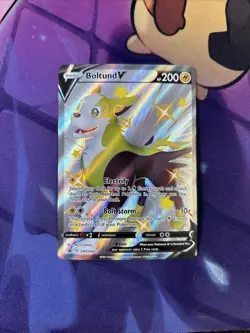 Boltund V - SWSH085 - Pokemon Sword & Shield Promo Ultra Rare Card NM - Image 1