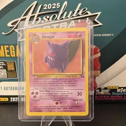 Pokemon TCG Gengar Fossil 20/62 Rare Unlimited Regular English 1999 Vintage Card - Image 1