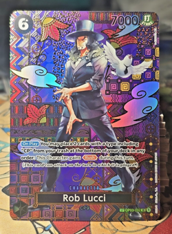 ONE PIECE Card Rob Lucci OP03-092 SP Awakening of New Era OP05 - Image 1