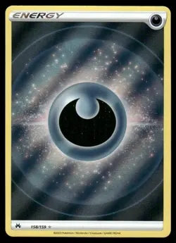 Pokemon Cards Darkness Energy 158/159 Crown Zenith Rare Ultra NM - Image 1