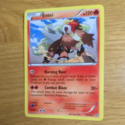 ENTEI 14/98 POKEMON CARD (XY ANCIENT ORIGINS SET) - Image 4