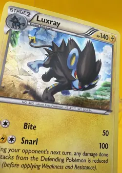 46/122 Luxray Cracked Ice Holo Rare XY BREAKpoint Pokemon Card 2016 MP - Image 1