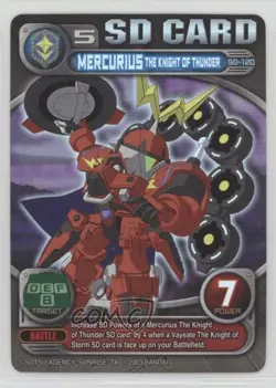 2003 Superior Defender Gundam Collectible Card Game Explosive Victory #SD-120 - Image 1