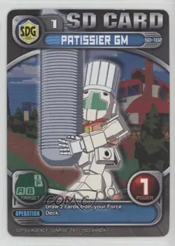 2003 Superior Defender Gundam Collectible Card Game Explosive Victory #SD-102 - Image 1