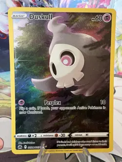 Crown Zenith Duskull Galarian Gallery Ultra Rare Full Art Holo Card #GG28/GG70 - Image 2