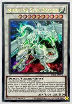 BROL-EN071 Shooting Star Dragon - Ultra Rare 1st Edition Near Mint YuGiOh Card - Image 1