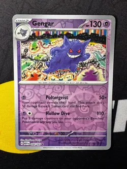 Gengar - 094/165 - Pokemon 151 Reverse Holo Rare Card NM - Image 1
