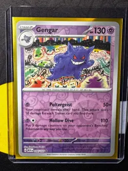 Gengar - 094/165 - Pokemon 151 Reverse Holo Rare Card NM - Image 3
