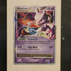2008 Pokemon Mewtwo LV. X DP28 Holo Promo Card - Image 1